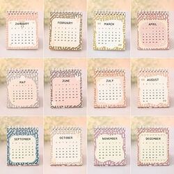 SCONY G 2026 MINI DESKTOP CALENDAR - 9x11cm